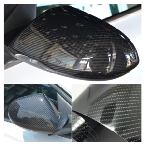 Car Styling Glossy Black 5D Carbon Fiber Vinyl film Wrap With Air Free Bubble DIY Car Tuning Part Sticker