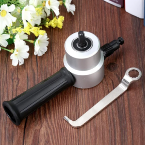 Nibbler Cutter Drill Attachment Double Head Metal Sheet