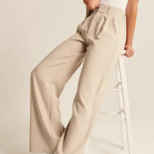 discount High Waist Tailored Wide Leg Pants (Buy 2 Free Shipping)
