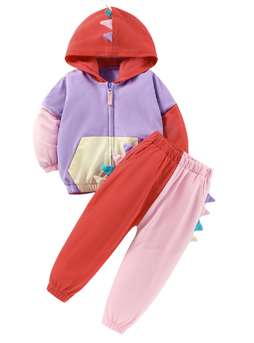 Little maven European and American children's suit fall new brand children's suit long-sleeved girls sweater suit