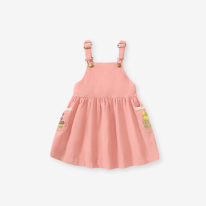 Little maven children’s back strap dress Europe and the United States girls dress fall new cute back strap skirt