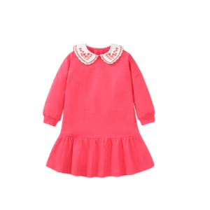 Little maven Europe and the United States children’s dresses fall girls long-sleeved children’s dress cotton embroidery girls skirt