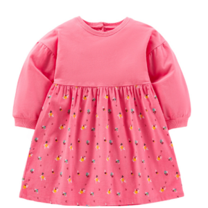 Europe and the United States children’s dresses Autumn new children’s children’s dresses long-sleeved round neck girls’ dresses