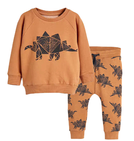 Little maven Europe and the United States children's fall and winter models children's sweater suit knitted cartoon long-sleeved children�