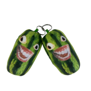 Explosive watermelon strips pendant quirky melon strips family members who understand ah under the head male vocal doll toys