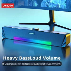 Lenovo TS33 computer sound bar echo wall wired Bluetooth dual-purpose speaker laptop phone external speaker