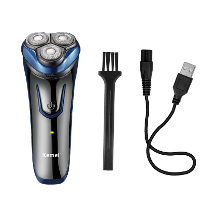 Top Sale Kemei KM-2807 Wet And Dry 3 Head Electric Shavers Rechargeable Men's Razor Shaving Cordless Rotary