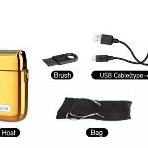 Full Metal Electric Shaver Kemei KM TX1 Reciprocating Double Head Usb Charging Men’S Shaver