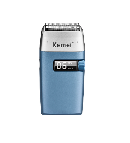 Usb Charging Mens Shavers Shaving Machine Kemei Km-3385 Lcd Liquid Crystal Display Beard Trimmer And Hair Clipper For Men