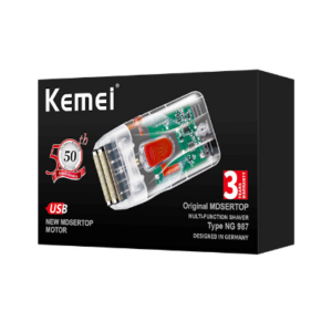 New Style Kemei Portable Usb Charging Blades Transparent Body Electric Shaver Razor Travel Beard Shaving Machine