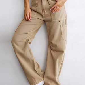 Baggy Low Rise Cargo Jeans