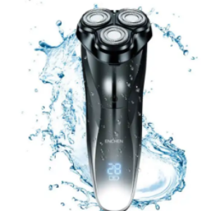 ENCHEN Smart Control Razor BlackStone3 Rechargeable Rotary 3 Blades Body Wash Beard Razor