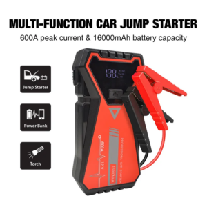 Car emergency starter power 12V high capacity portable hitchhiker car battery jump starter