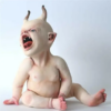 [Halloween Sale]Halloween horror baby resin statue decoration
