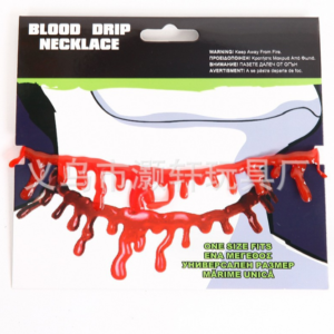 [Halloween Sale]Halloween Decoration Horror Blood Drip Necklace