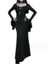 [Halloween Sale]The Adams Family Hostess Tis Fishtail Dresses Women’s