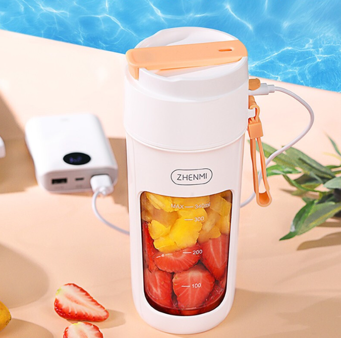 Xiaomi Youpin Zhenmi J5 340ML Crushable Iced Real Smoothie Zhenmi 10 Leaf Blade Straight Drinking Portable Juicing Cup