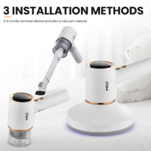 MIUI Bed Vacuum Cleaner 2-in-1, Cordless Vacuum Cleaner, Suitable for Pillows, Sheets, Mattresses, Sofas, Plush Toys