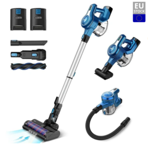 INSE S6P Cordless Handheld Vacuum Cleaner 23KPa Suction 250W Brushless Motor 2500mAh Detachable Batteries for Wood Floor, Carpet, Stair, Curtain, Car,