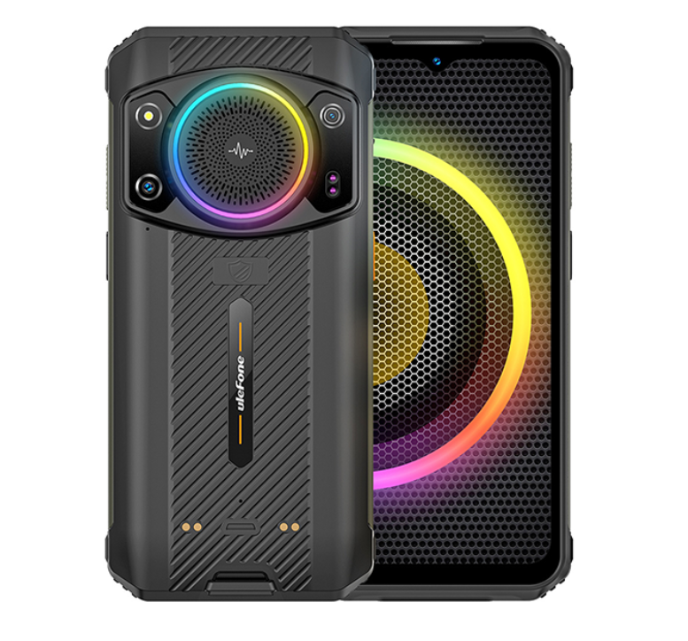 Ulefone Armor 21 Infinite Halo RGB Light Ring | 122dB Loudest Speaker | 9600mAh Battery | Night Vision | IP68/IP69K|8+8+256G