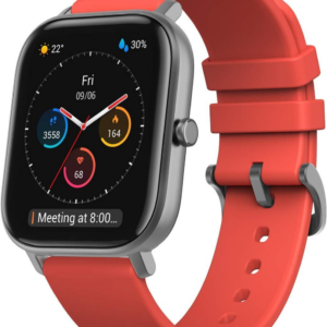 Amazfit GTS Fitness Smartwatch with Heart Rate Monitor, 14-Day Battery Life, Music Control, 1.65″ Display, Sleep and Swim Tracking, GPS, Water Re