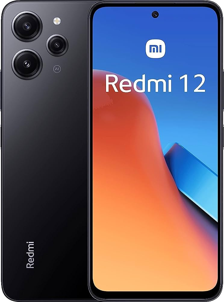 Xiaomi Redmi 12, Screen 6,79 FHD + 90Hz, long battery life in mAh,Triple camera 50 MP IA,MediaTek Helio G88, 18 W fast Charge, Global Edition