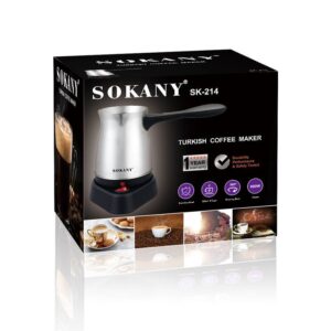 SOKANY214 Turkish coffee pot electric kettle cooking yellow wine hot milk tea stainless steel coffee pot kettle