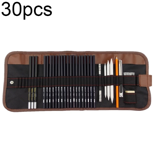 YGSM-30 sketch pencil suit art sketch pencil painting tool, specification: 30 pieces of prime