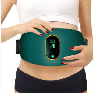 Magnet massage belt abdominal vibration fat removal machine, specifications: green plug-in