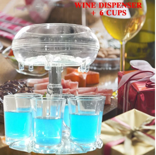 6 Shot Acrylic Beer Dispenser Holder