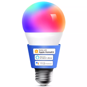 HomeKit Smart RGB Color Light Bulb Apple Home Siri Remote Control Home LED Decoration (2pcs Pack) E27