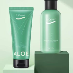 A’Gensn Pure Aloe Vera Essence Water Moisturizing Moisturizing Wet Pack Water Oil Balance Oil Control Makeup Water Toner Skin Care Products