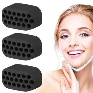 3PCS 4th Generation Masseter Ball Mandibular Trainer Facial Muscle Trainer Silicone Face-Lifting Device