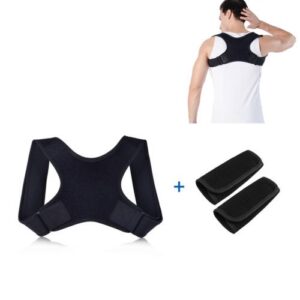 Invisible Humpback Adjustable Breathable Back Correction Strap, Style:Without Shoulder Strap