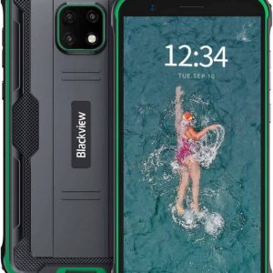 Green Blackview BV4900Pro Android 12 Rugged Smartphone Unlocked, 4GB+64GB