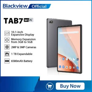 EU-only Blackview Tab 7: Android 12 Tab PC, 10.1″ Display, 3GB/64GB