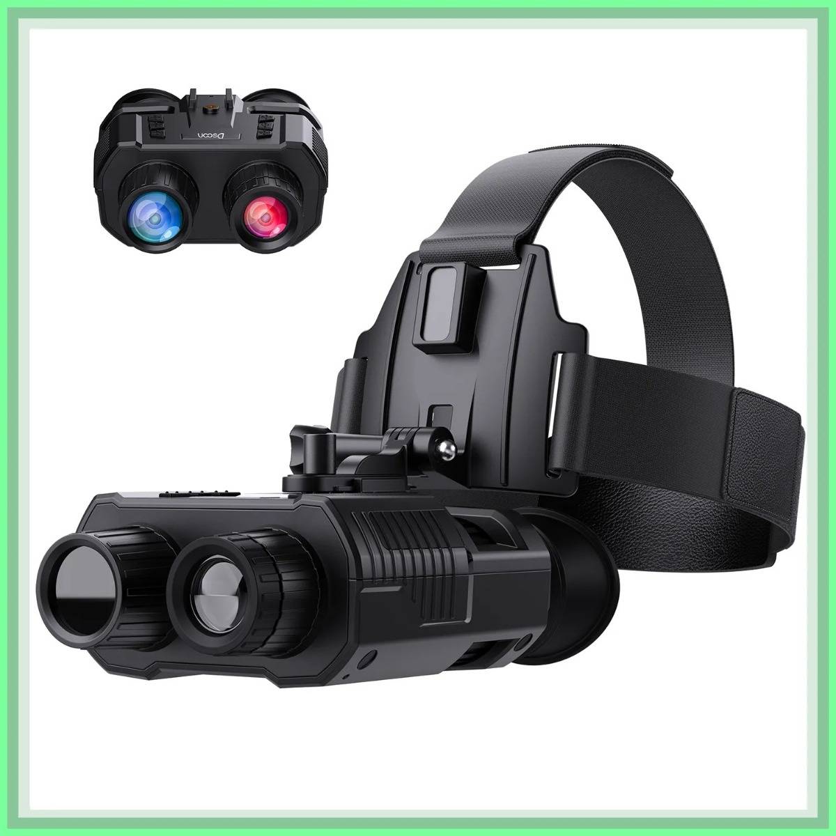 Dsoon Night Vision Binoculars Goggles NV8000 Infrared Digital Head Mount Built-in Battery Rechargeable Hunting Camping Equipment Dsoon Night Vision B