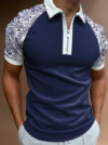 Casual Print Polo Shirt
