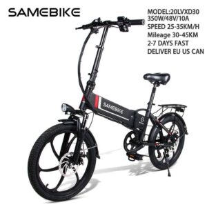 High-speed Electric Folding Bike with 20-inch 350W Motor