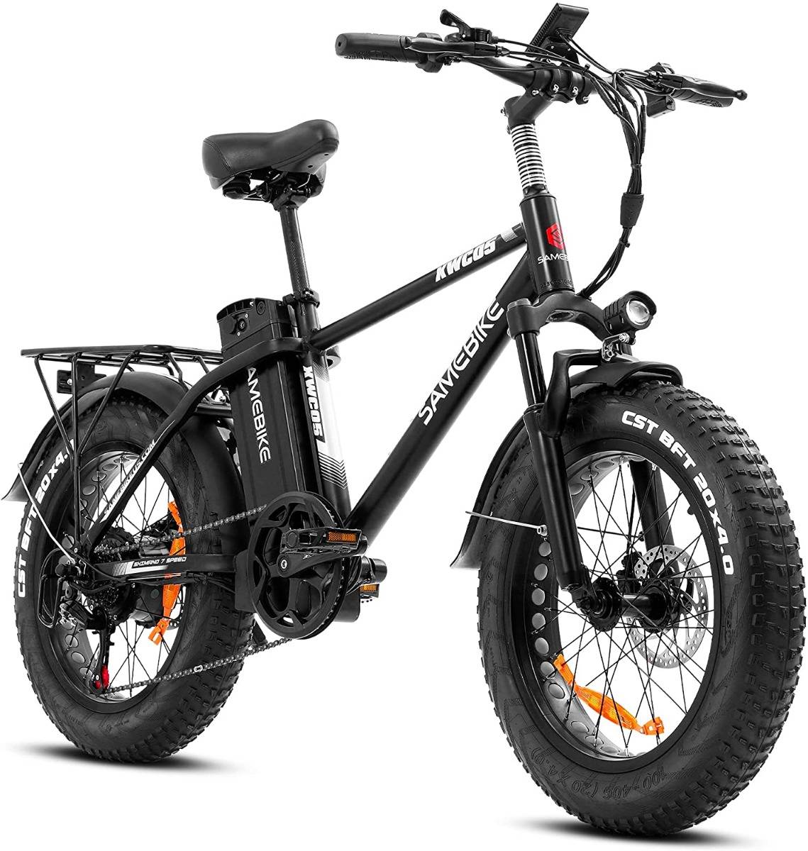 EU STOCK SAMEBIKE XWC05 Electric Mountain Bike 750W 48V 13AH 20" Fat Tire E-Bike