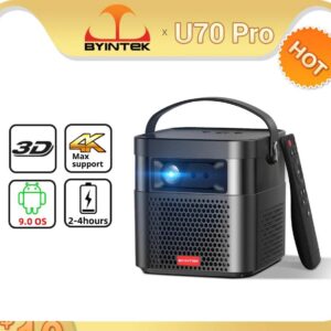 Portable 4K Cinema Mini Projector with Android and WiFi