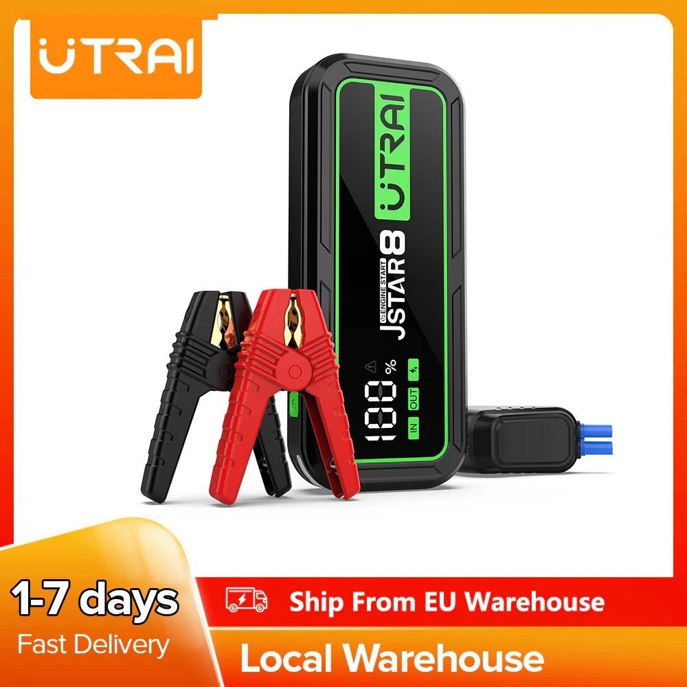 JSTAR 8 Car Jump Starter 12V Car Battery Starter Automotive Jump Starter Portable Power Bank Emergency Car Booster Starter power