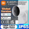 Global Version Xiaomi Outdoor Camera AW200 1080P IP65 Waterproof WiFi Color Night Vision Work with Google Home Alexa AI Human