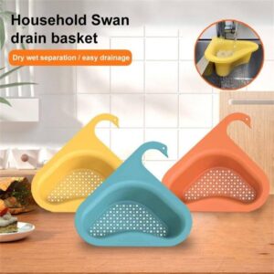 The Kitchen Sink Drain Basket Swan Drain Rack