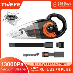 ThiEYE 13000pa Wireless Car Vacuum Cleaner 120W Cordless Handheld Auto Vacuum Cleaner For Car Home Appliance Cleanin