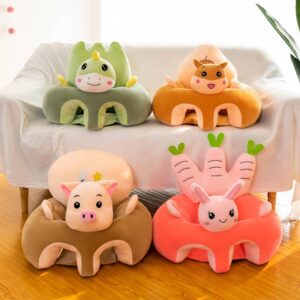 Cartoon small sofa baby learning seats children’s plush toys maternal and infant supplies