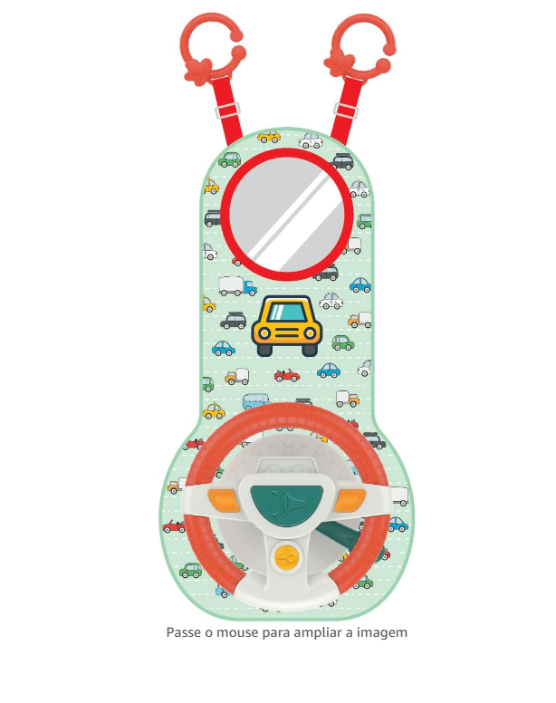 Dican Driver Reserves Sounds and Lights, Stimulates Motor Coordination and Hearing, Touch Sensation and Visual Training, Multicolor