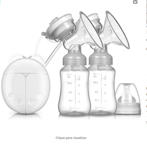 Bomba tira leite elétrica inteligente, USB BPA Free Bomba tira leite dupla de segurança Confortável e leve Bomba tira leite automática pós-parto com m