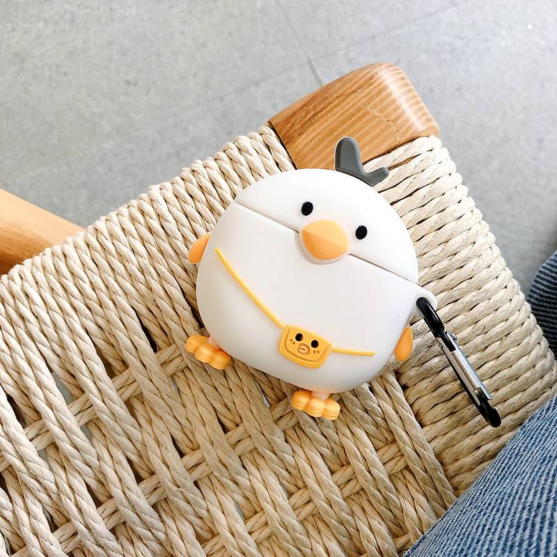 airpods Apple Bluetooth earphone case Cute cartoon silicone earphone case