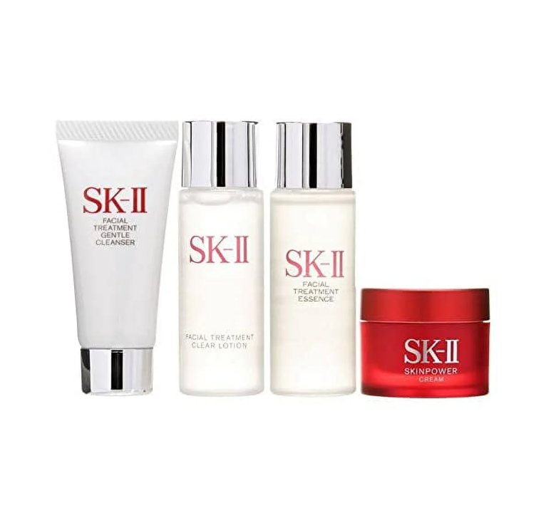 SK-II Essential Travel Kit Cleanser+Clear Lotion+Essence+Skinpower
